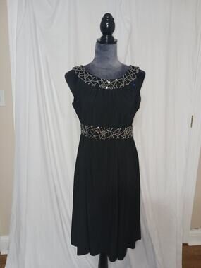 Perceptions Petite black formal dress, size 10P